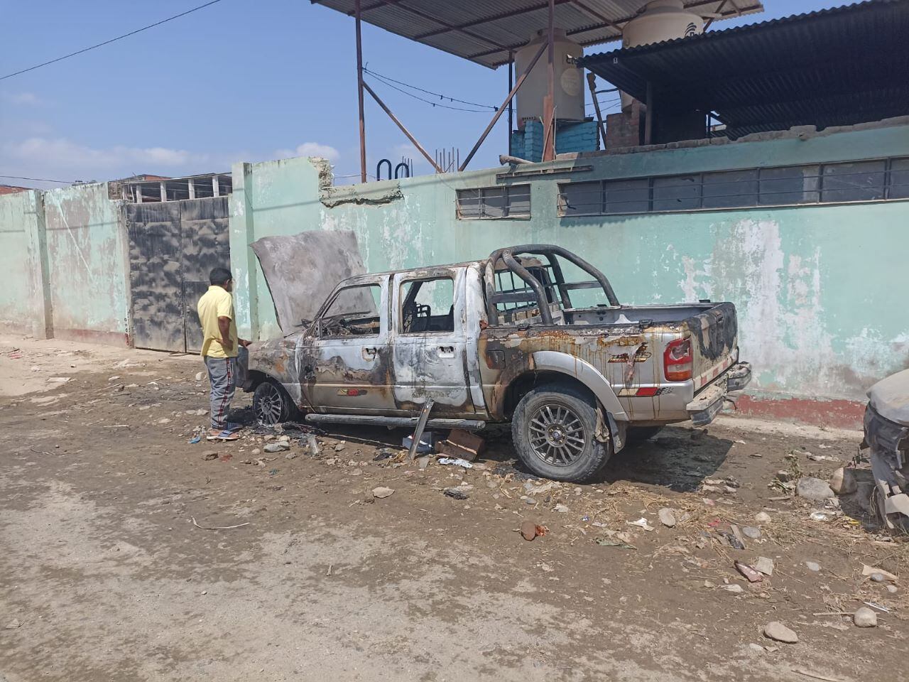 Camioneta era conducida por Roger Purizaca Mío, actual tesorero de Comunidad Campesina Santo Domingo de Olmos.
