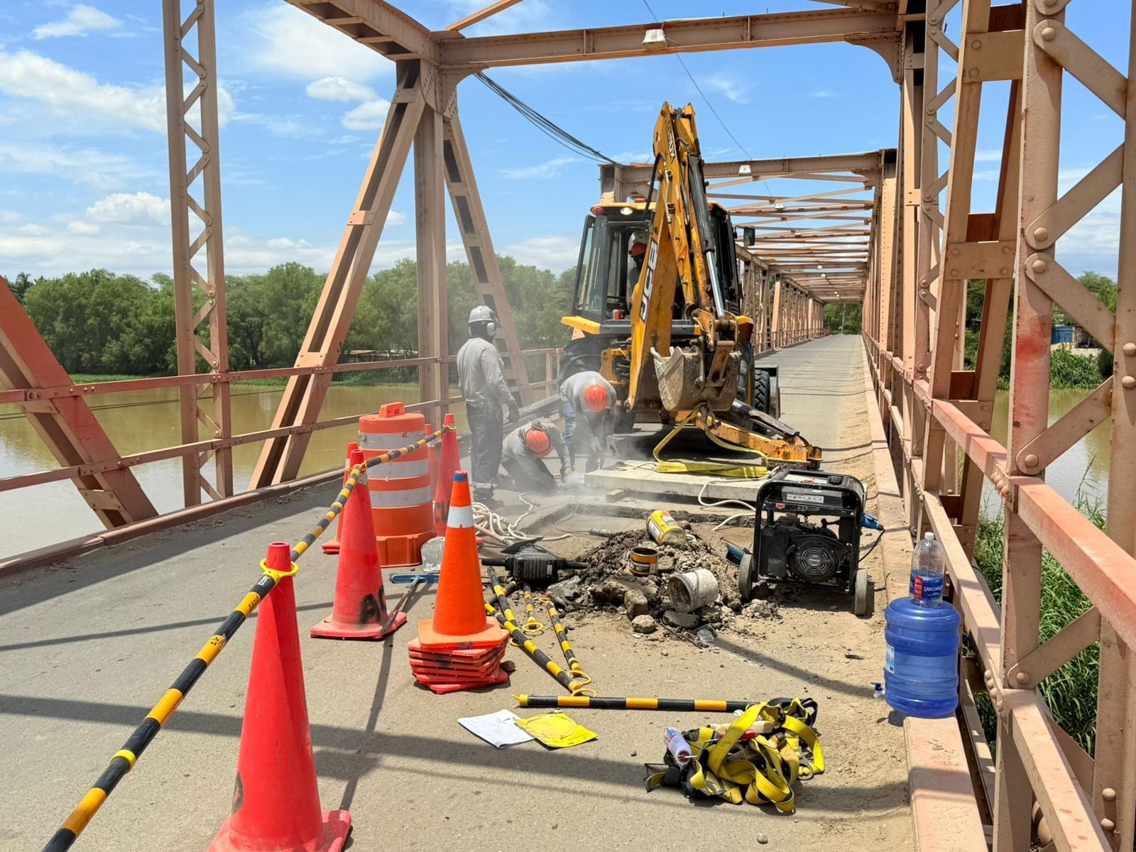El tránsito se restringió debido a los trabajos