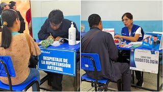 Ica: campaña de salud integral en la I.E. Nuestra Señora de Las Mercedes