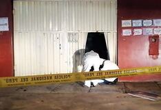 Inseguridad en Piura: Detonan dinamita en instituto tecnológico