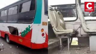 Carabayllo: Detonan explosivo en bus y hieren a tres pasajeros