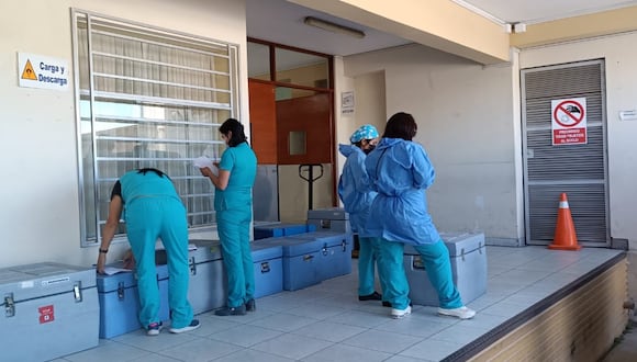Las vacunas del lote observado ya fueron distribuidas a los centros de salud de Arequipa. (Foto: GEC)