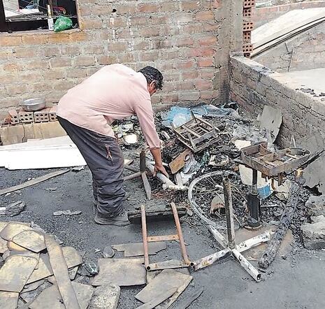 Tragedia en Arequipa: Carpintero vive un doble drama, pero no se rinde tras incendio en Navidad