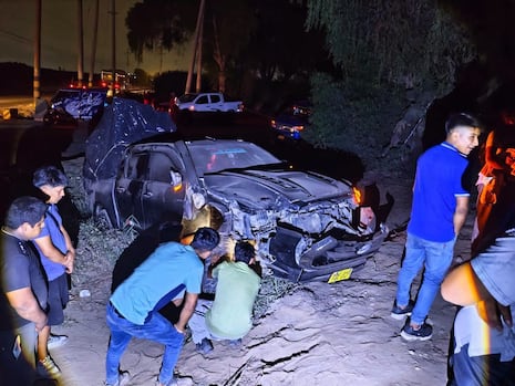 Trujillo: Choque de dos camionetas deja varios heridos en Laredo