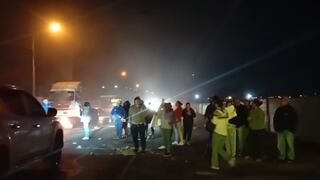Ica: vecinos bloquearon la Panamericana Sur en Santiago para exigir semáforos