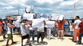 Protestan por la paralización de la obra Turicarami en Piura
