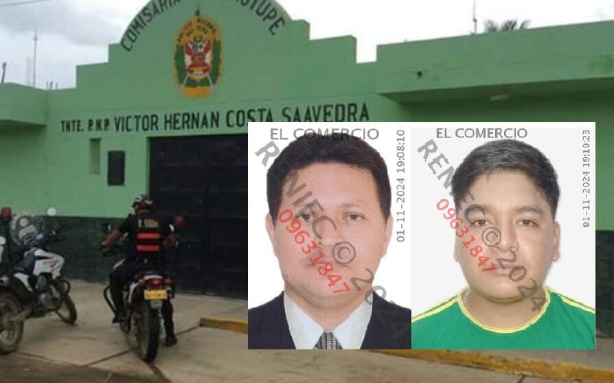 Los agentes denunciados laboran en la comisaría de Motupe.