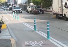 ¿Renovación Popular?: Critican a Municipalidad de Miraflores por colocar postes de color celeste