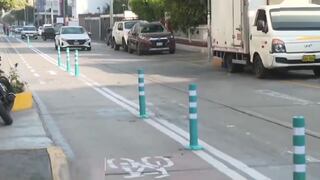 ¿Renovación Popular?: Critican a Municipalidad de Miraflores por colocar postes de color celeste