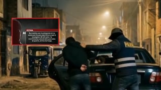 Acusan a tres policías de secuestro y extorsión: Exigían S/40 mil para no incriminar a víctima en el Rímac