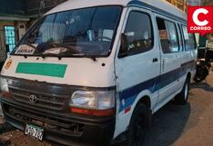 Muere joven tras recibir bala perdida en combi de San Juan de Lurigancho