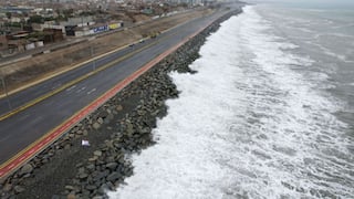Callao: Disponen cierre temporal de la Costa Verde en sentido norte a sur ante oleajes anómalos