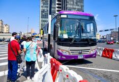 ATU anuncia desvíos de la ruta del Corredor Morado tras manifestaciones en el Centro de Lima