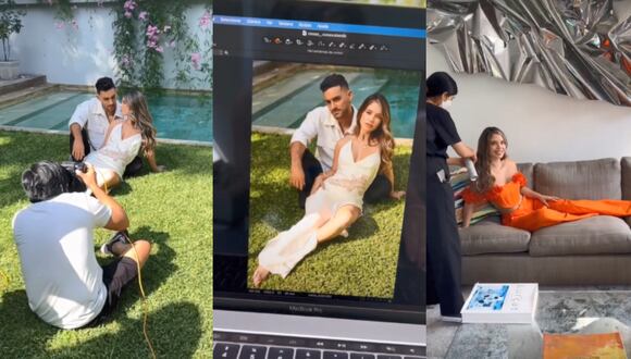 Flavia Laos y Austin Palao