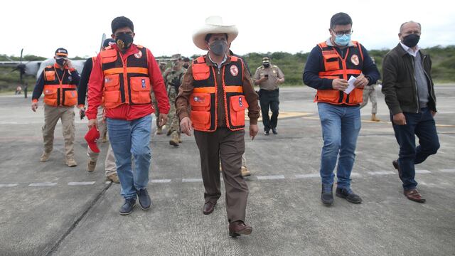 Presidente Pedro Castillo llega a Jaén en su recorrido hacia el Amazonas