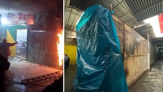 Incendio en el Mercado Modelo de Ica dejó pérdidas por cerca de S/80 mil