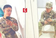 Joven soldado de raíces peruanas se encuentra en la zona de combate