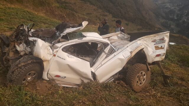 Camioneta cae a un abismo de 200 metros en Tarma  y conductor pierde la vida