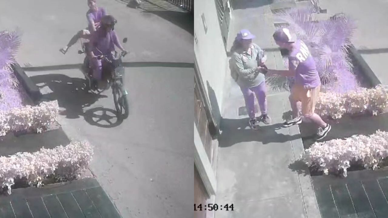 Los hampones llegaron a bordo de una motocicleta e interceptaron a su víctima.