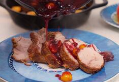 Cena navideña: Receta del brazuelo de cerdo en salsa de aguaymanto y arándanos