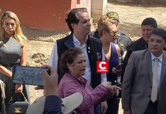 Bernie Navarro visita Arequipa tras emergencia por lluvias: “Vamos a seguir ayudando a zonas damnificadas”