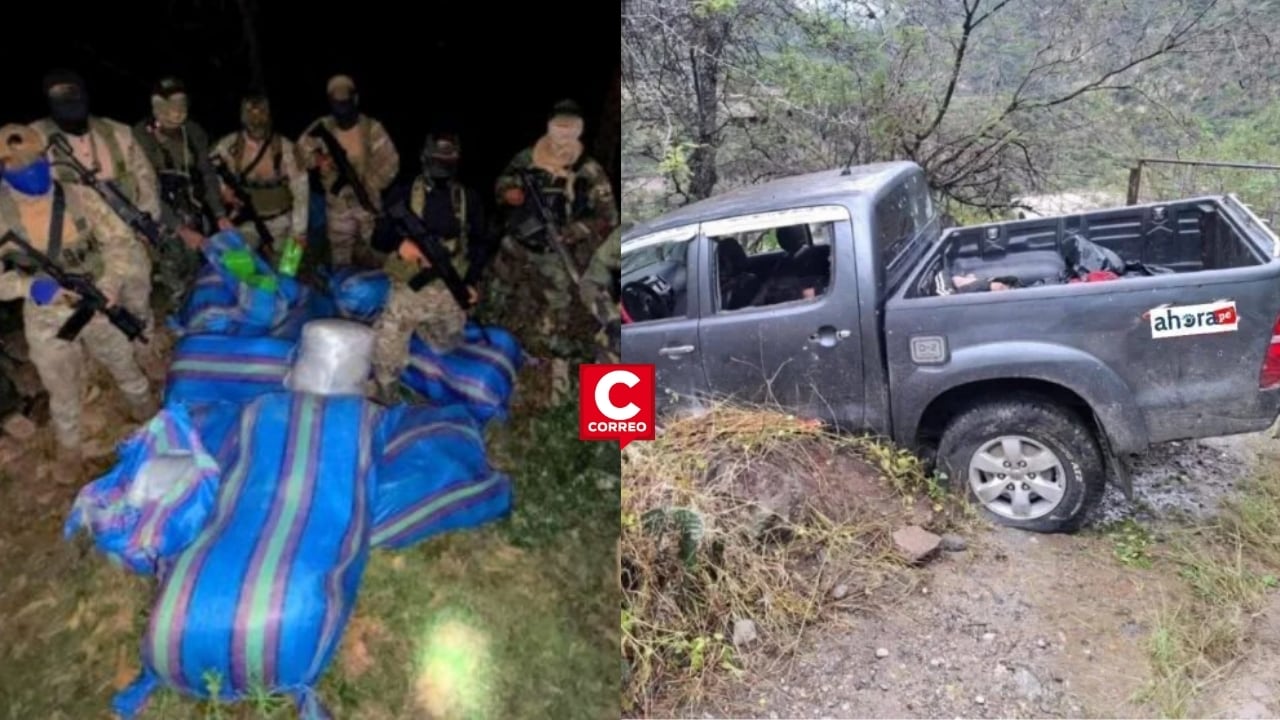Huancavelica: operativo antidrogas del Ejército deja cinco fallecidos en el VRAEM. Composición: Diario Correo.