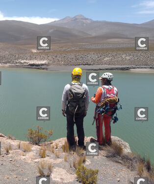 Cuerpo de trabajador de Autodema es hallado luego de 10 días de desaparecido en represa de Aguada Blanca. Foto: GEC.