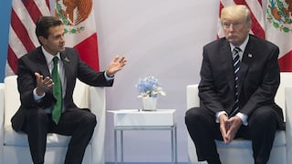 Donald Trump exigió a Peña Nieto que dejara de decir que México no pagará por el muro