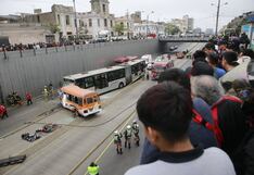 Chofer del Metropolitano se encuentra estable, pero deberá permanecer en observación