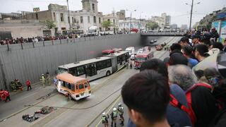 ATU anunció desvío de buses del Metropolitano tras accidente vehicular en Cercado de Lima