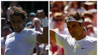 Wimbledon: Rafael Nadal y Roger Federer avanzan en su debut en el torneo 