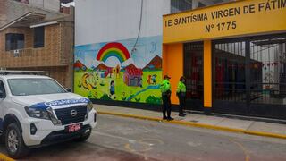 Trujillo: Intensifican vigilancia en colegios de Moche para prevenir atentados 
