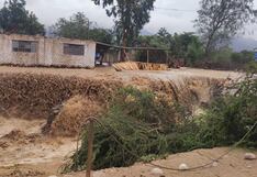 Nasca: río El Ingenio se desbordó por la madrugada y arrasó con viviendas