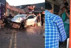 Palpa: choque en la curva de Río Grande deja a una enfermera y un menor heridos