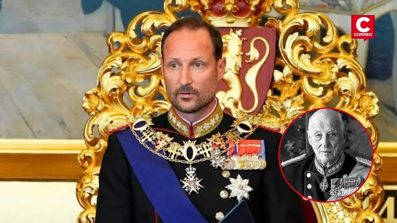 Haakon VIII inicia nuevo reinado en Noruega tras muerte de Harald V. Composición: Diario Correo.