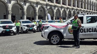 Gobierno Regional de Arequipa entrega 100 patrulleros a la Policía sin radios de comunicación