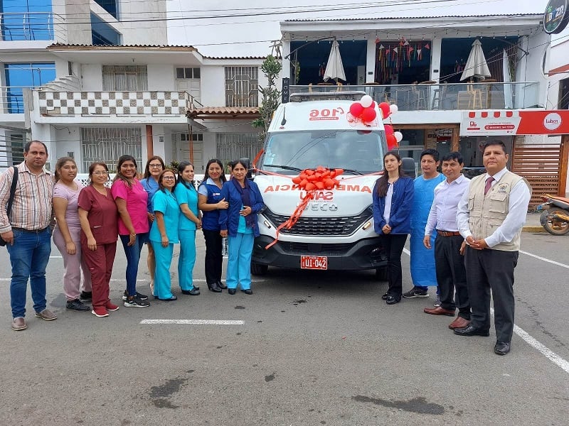 Esta unidad estará a disposición del Centro de Salud Materno Infantil de Huanchaco y permitirá que los pacientes de gravedad sean trasladados a los hospitales de Trujillo o de alta complejidad. La ambulancia es tipo Nivel II y cuenta con oxígeno, resucitador y electrocardiograma.