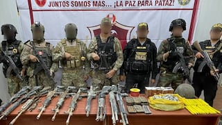 La Libertad: Incautan armamento de guerra y material explosivo en Pataz