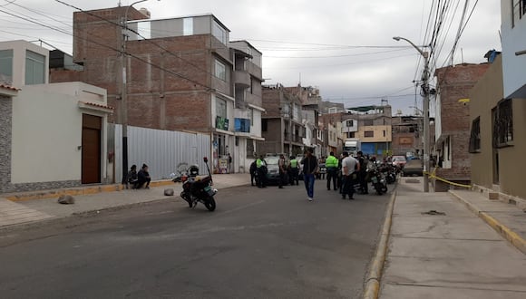 Intervención policial en el distrito de Socabaya. Foto: GEC.