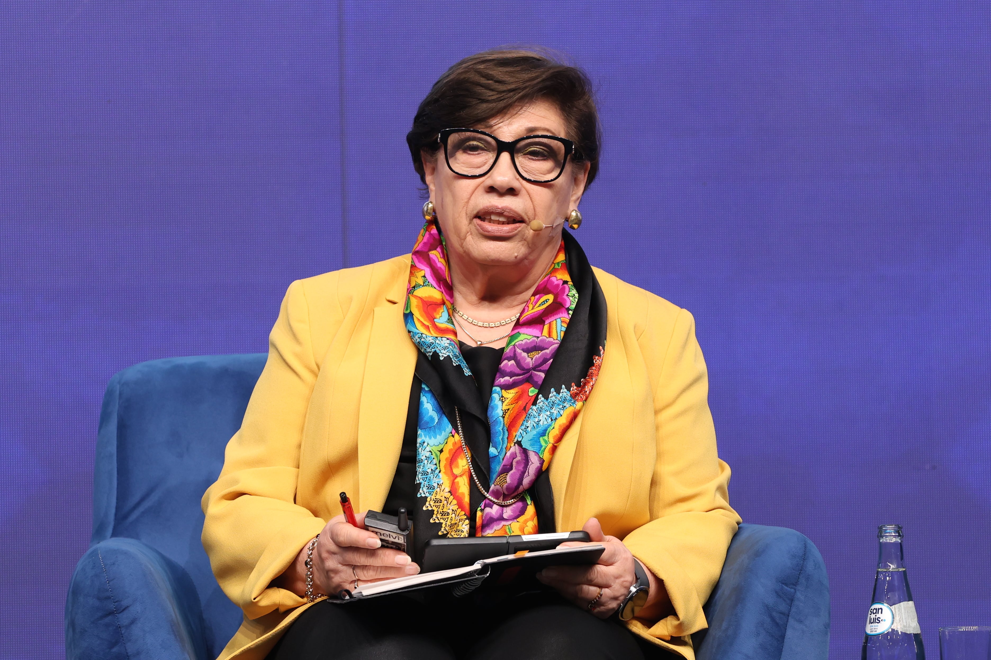 Eva Arias, presidenta ejecutiva de la Compañía Minera Poderosa
