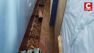 Lluvias intensas dañan colegio inicial en Huancavelica