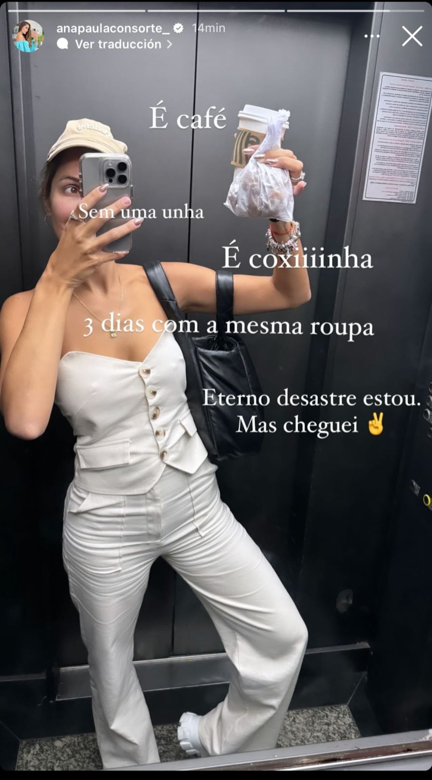 Ana Paula Consorte llegó a Brasil