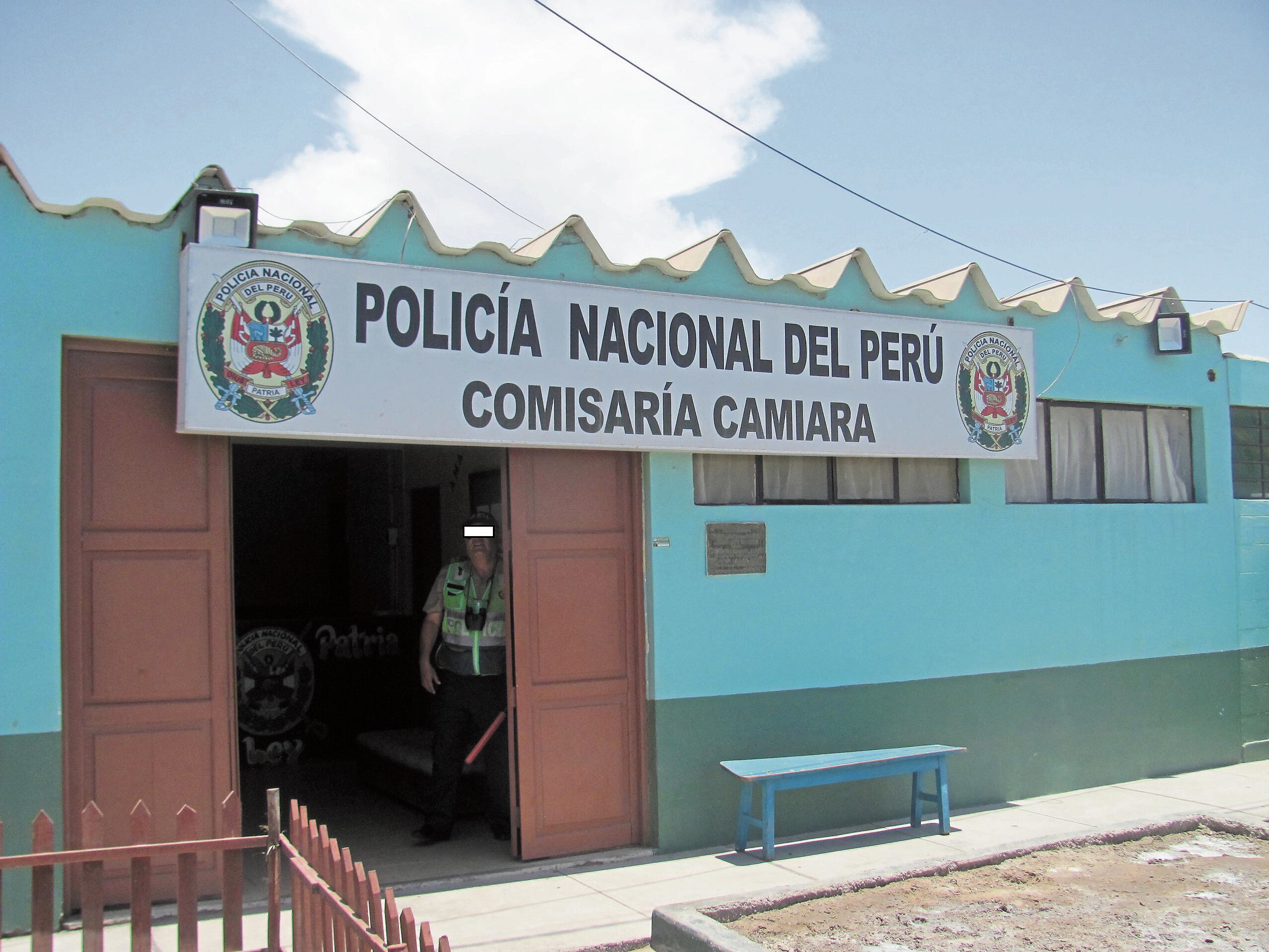 El bus de la extranjera se detuvo en Camiara para un control migratorio. (Foto: Difusión)