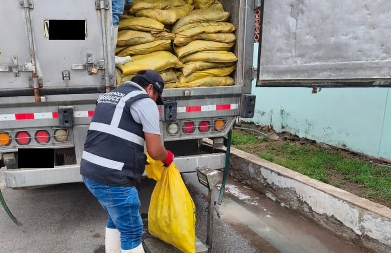 Intervención por presunta extracción ilegal de recursos marinos en Atico, Caravelí. Foto: Dirección de Medio Ambiente PNP.