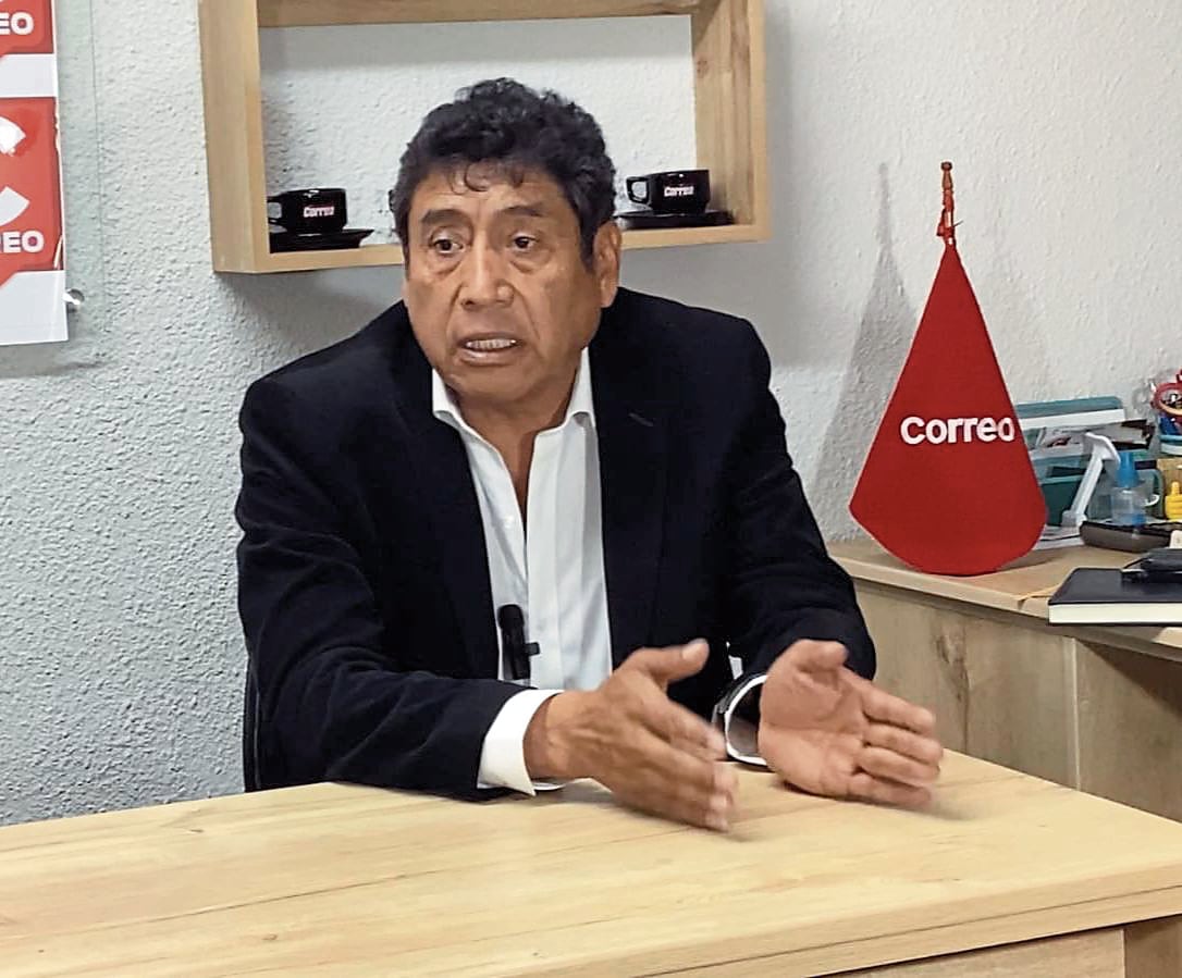 Elmer Arenas, candidato senador: “En el Congreso debe estar la voz de los trabajadores” (Foto: Paúl Flores/@photo.gec)