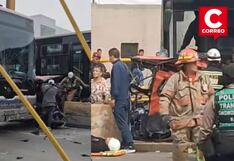 Accidente en avenida Caquetá: Mototaxi choca con bus del Metropolitano y deja tres heridos