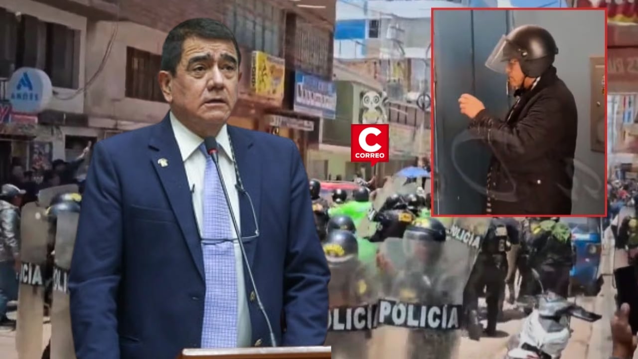 José Williams iniciará su campaña en Puno, donde Phillip Butters fue agredido por manifestantes. Composición: Diario Correo.