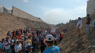 La Libertad: Vecinos de El Milagro no quieren la paralización de obras en la quebrada El León
