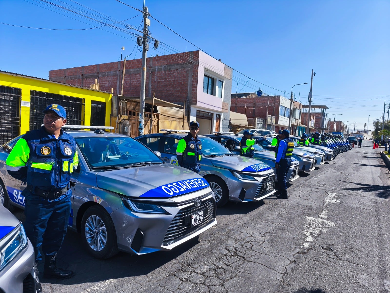 Para el patrullaje disponen de 6 camionetas nuevas 2x4, 14 autos y 16 motocicletas. (Foto: Difusión)