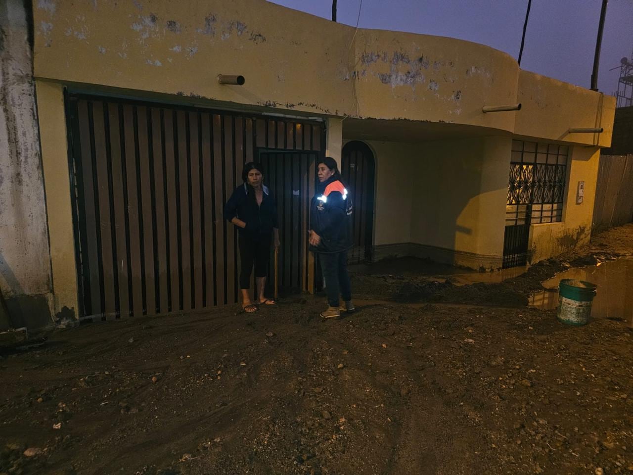 Emergencia en el distrito de Yura. Foto: cortesía MDY.